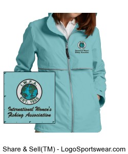 Charles River Women's New Englander Rain Jacket Design Zoom